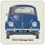 VW Beetle Type 114B 1953-55 Coaster 2